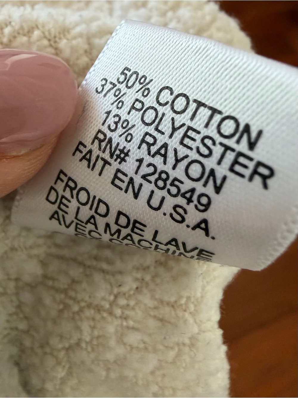 Aviator Nation 5 Stripe Hoodie Vintage White/Blue size M - Picture 8 of 11
